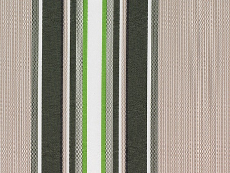Toile de Rechange en Polyester Multirayures - 4,5m x 3m avec Lambrequin inlus